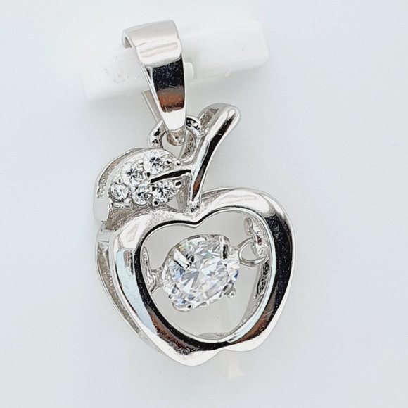"#925 Sterling Silver Cubic Zircon Pendant for Women/Girls, US925P1123 - Picture 6 of 11